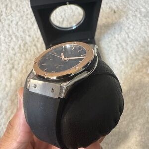 hublot 42mm titanium king gold